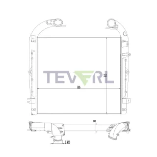 10802009 Scania Charge Air Cooler
