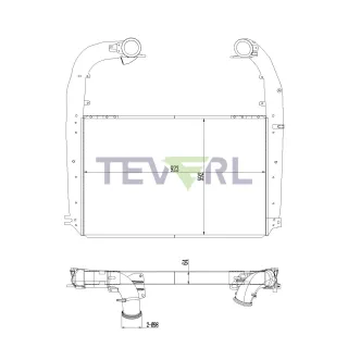 10802012 Scania Charge Air Cooler