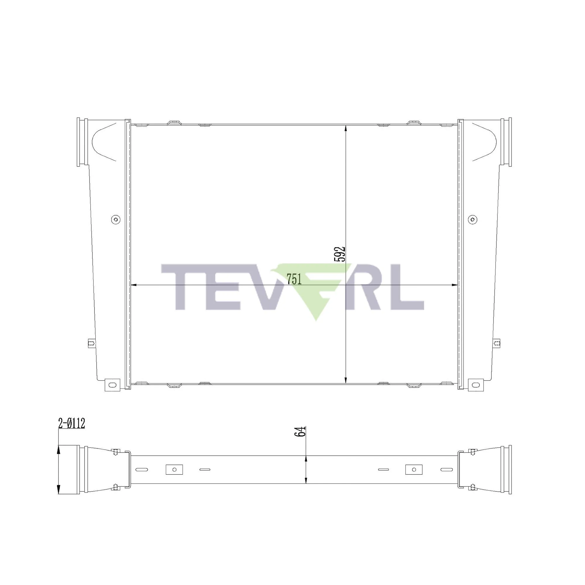 10902013 Man Charge Air Cooler