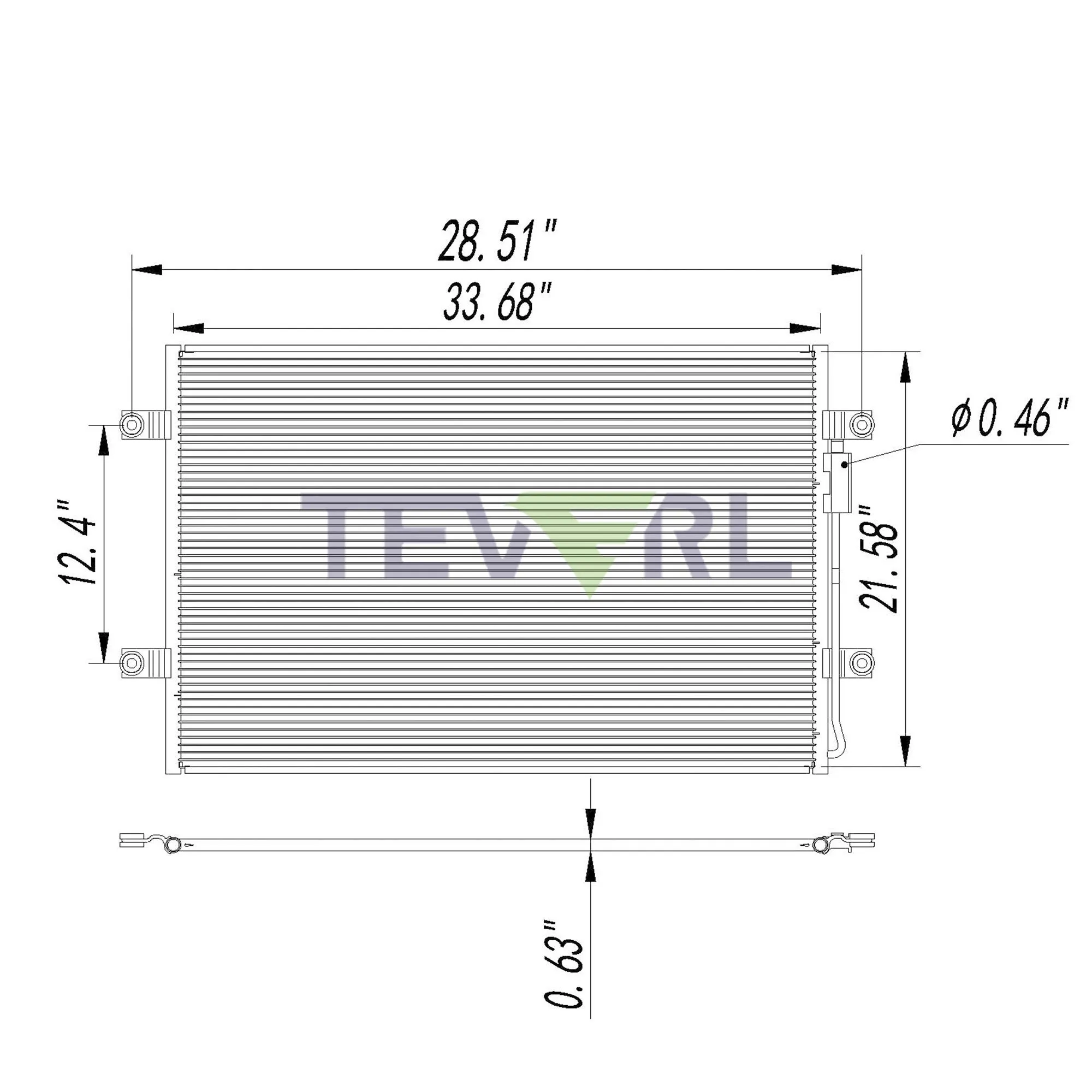 10103003 FREIGHTLINER CONDENSER