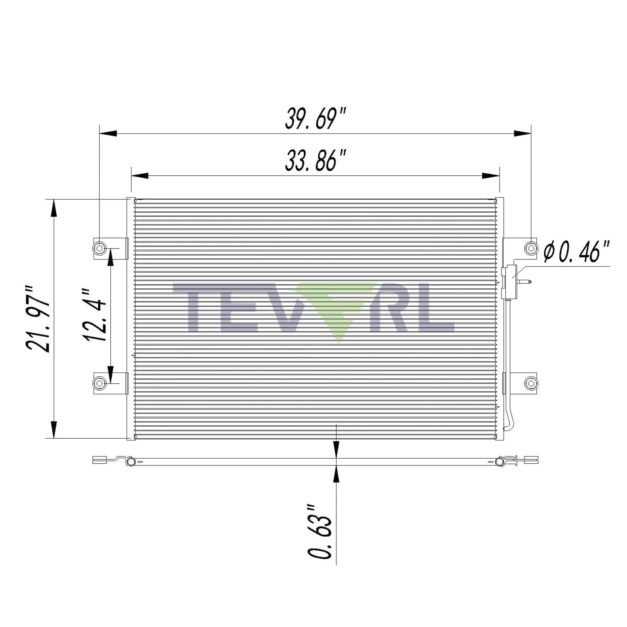 10103005 FREIGHTLINER CONDENSER