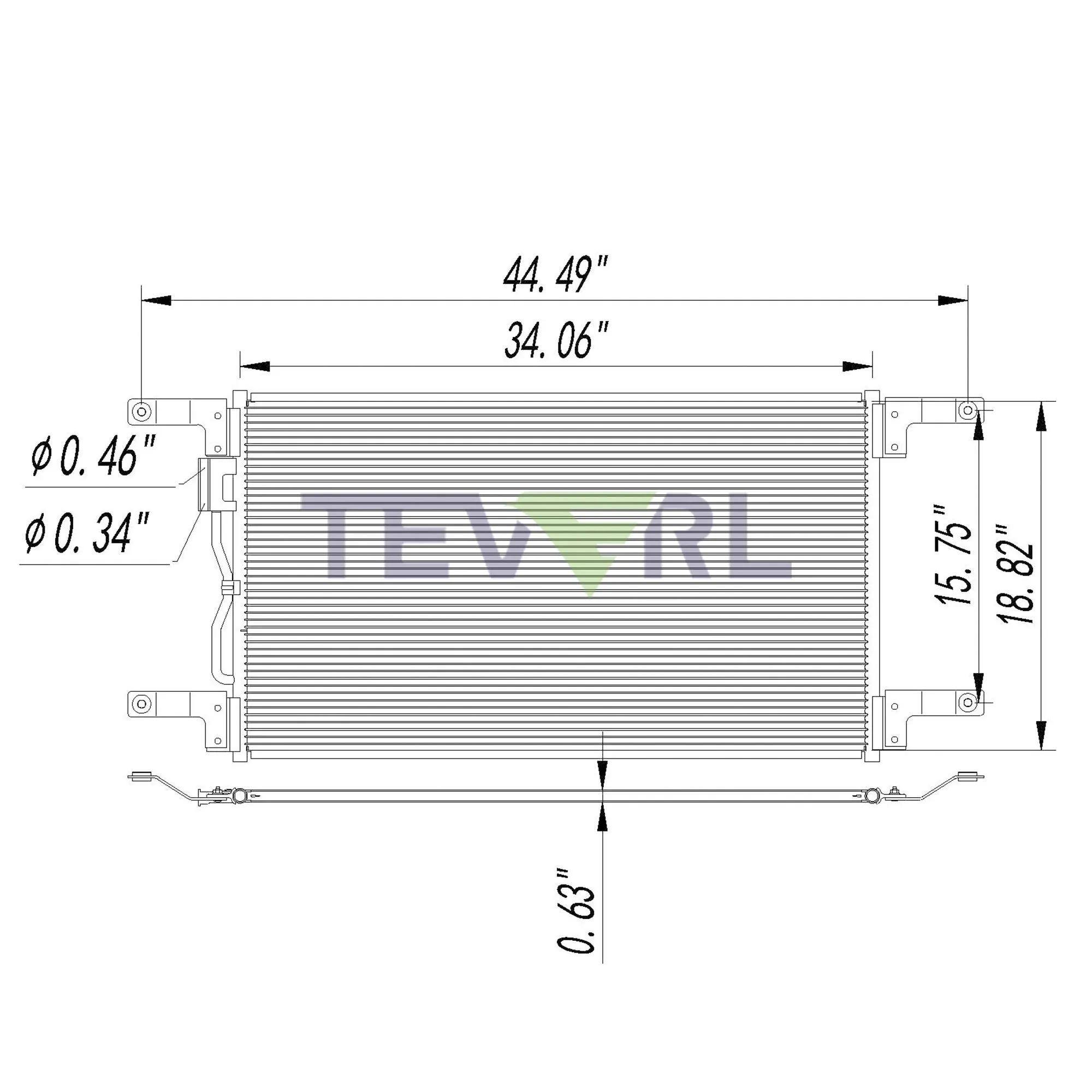 10103007 FREIGHTLINER CONDENSER