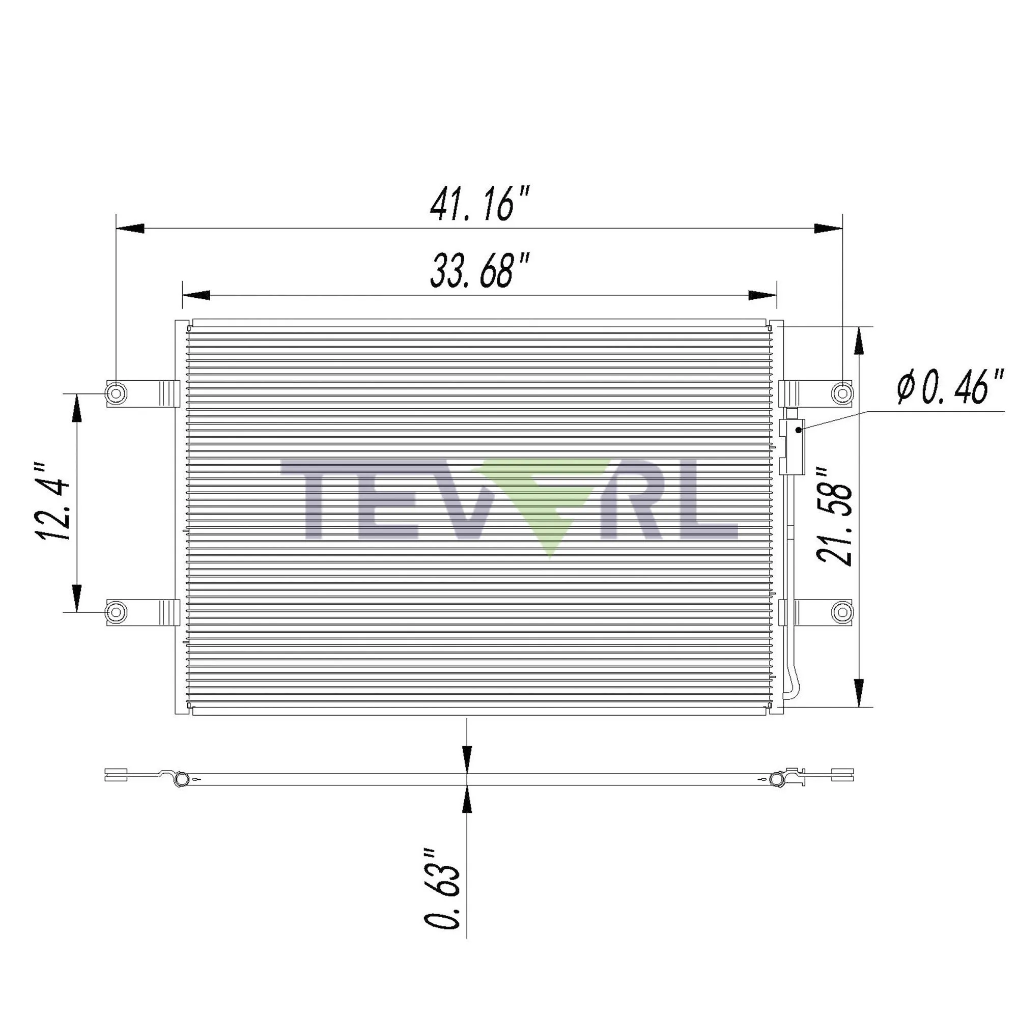 10103008 FREIGHTLINER CONDENSER