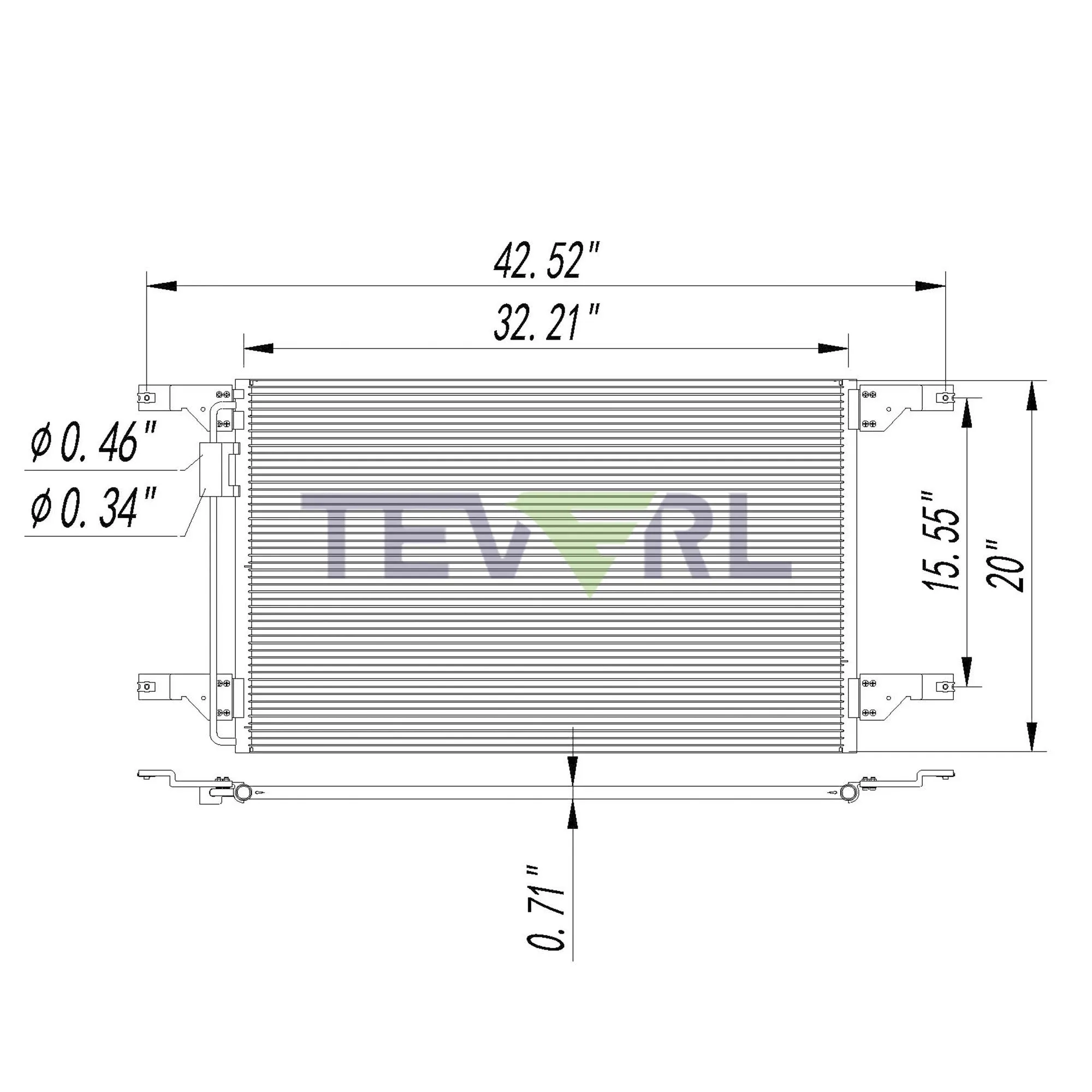 10103011 FREIGHTLINER CONDENSER