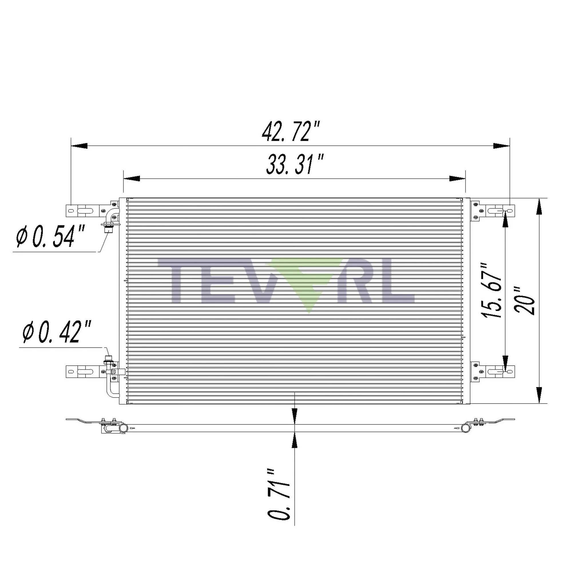 10103015 FREIGHTLINER CONDENSER