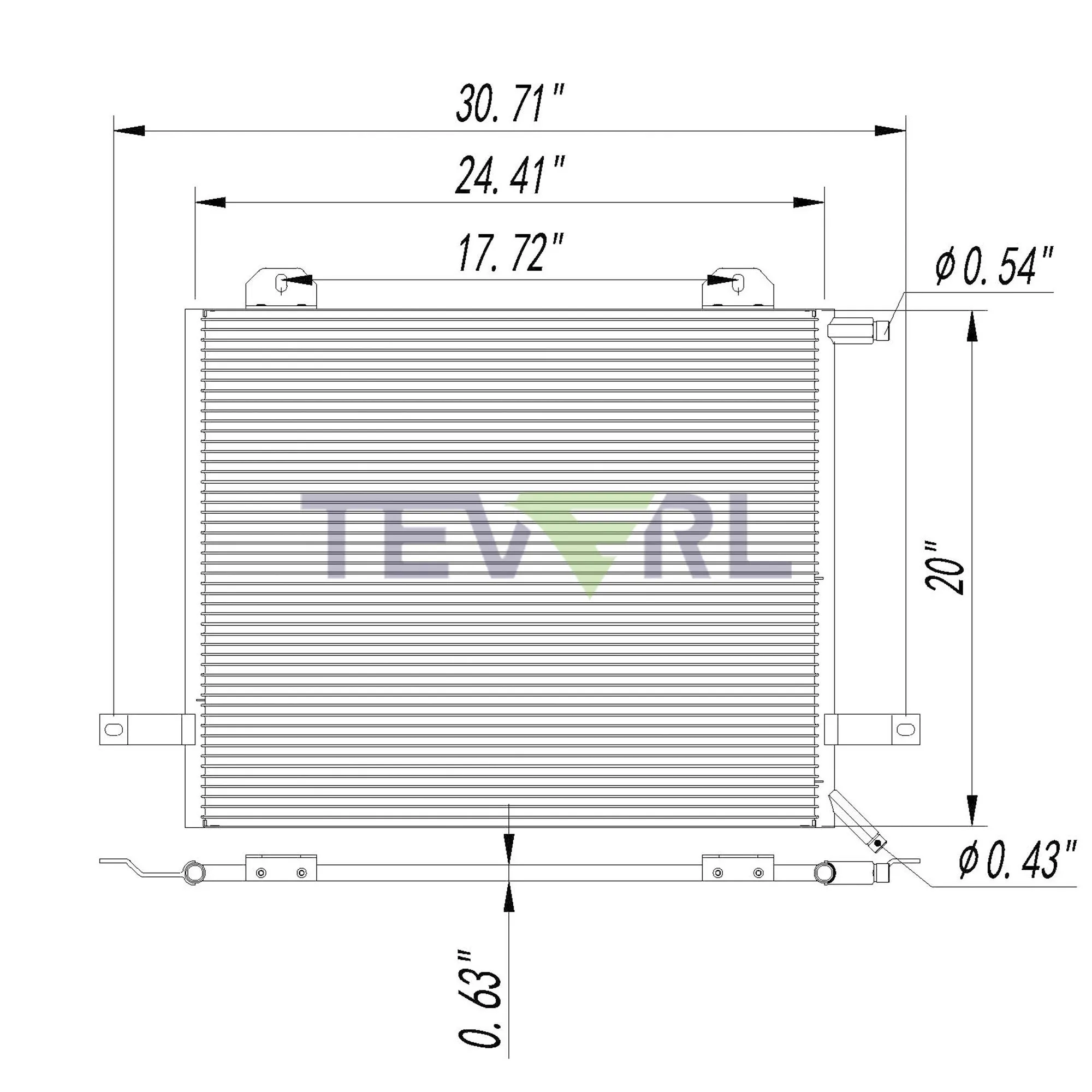 10103018 FREIGHTLINER CONDENSER