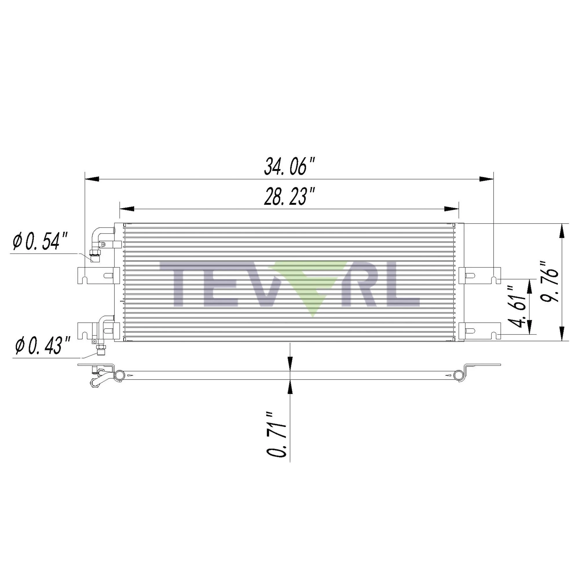 10103019 FREIGHTLINER CONDENSER
