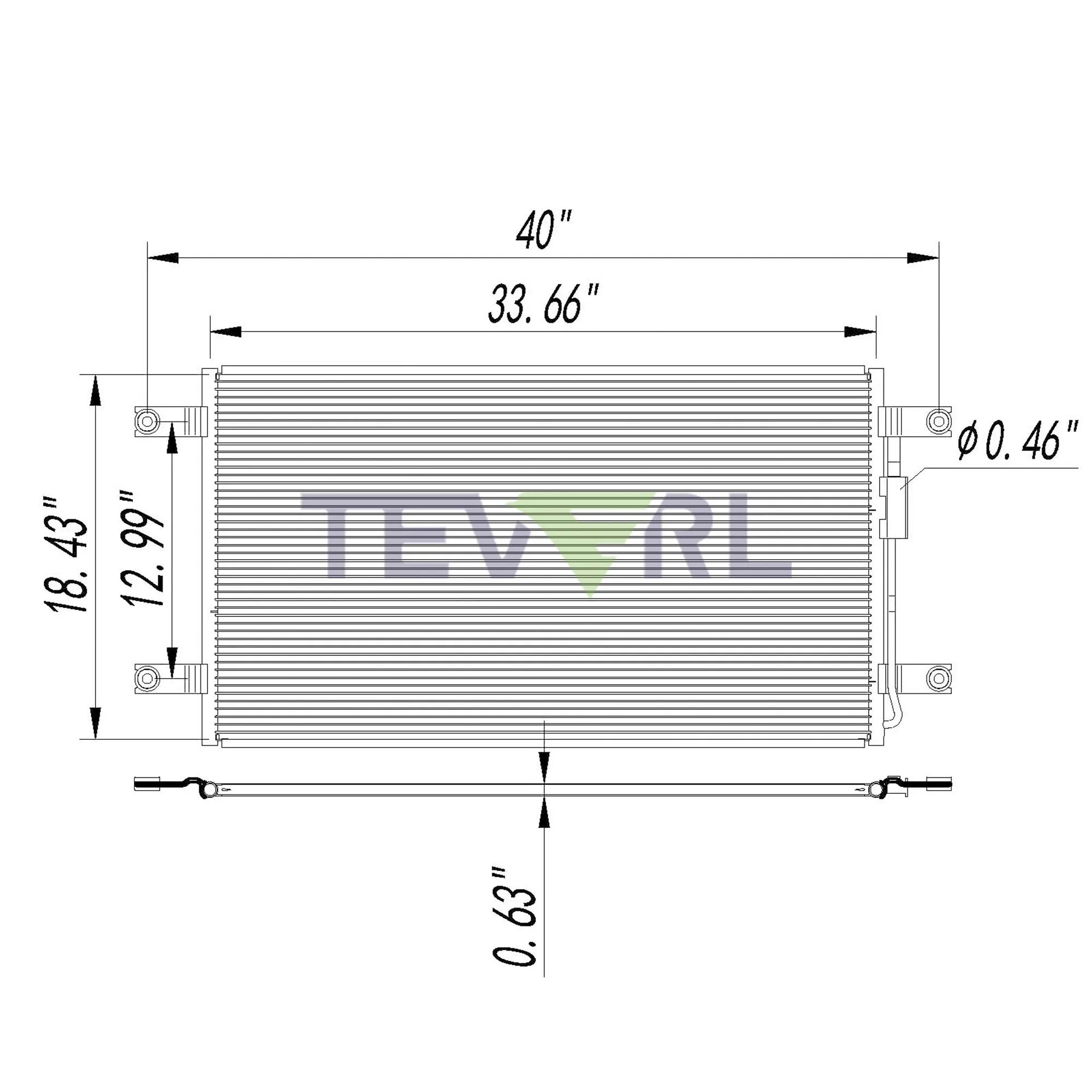 10103022 FREIGHTLINER CONDENSER