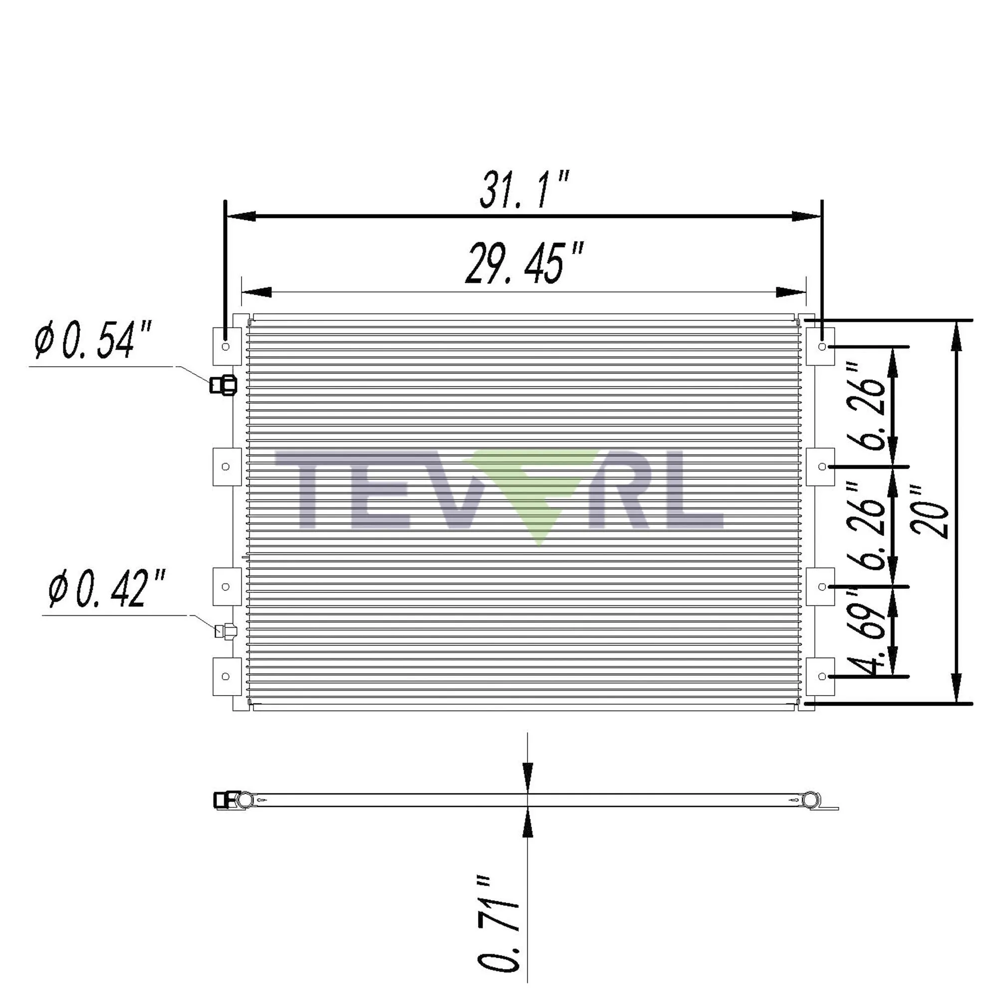 10203005 KENWORTH CONDENSER