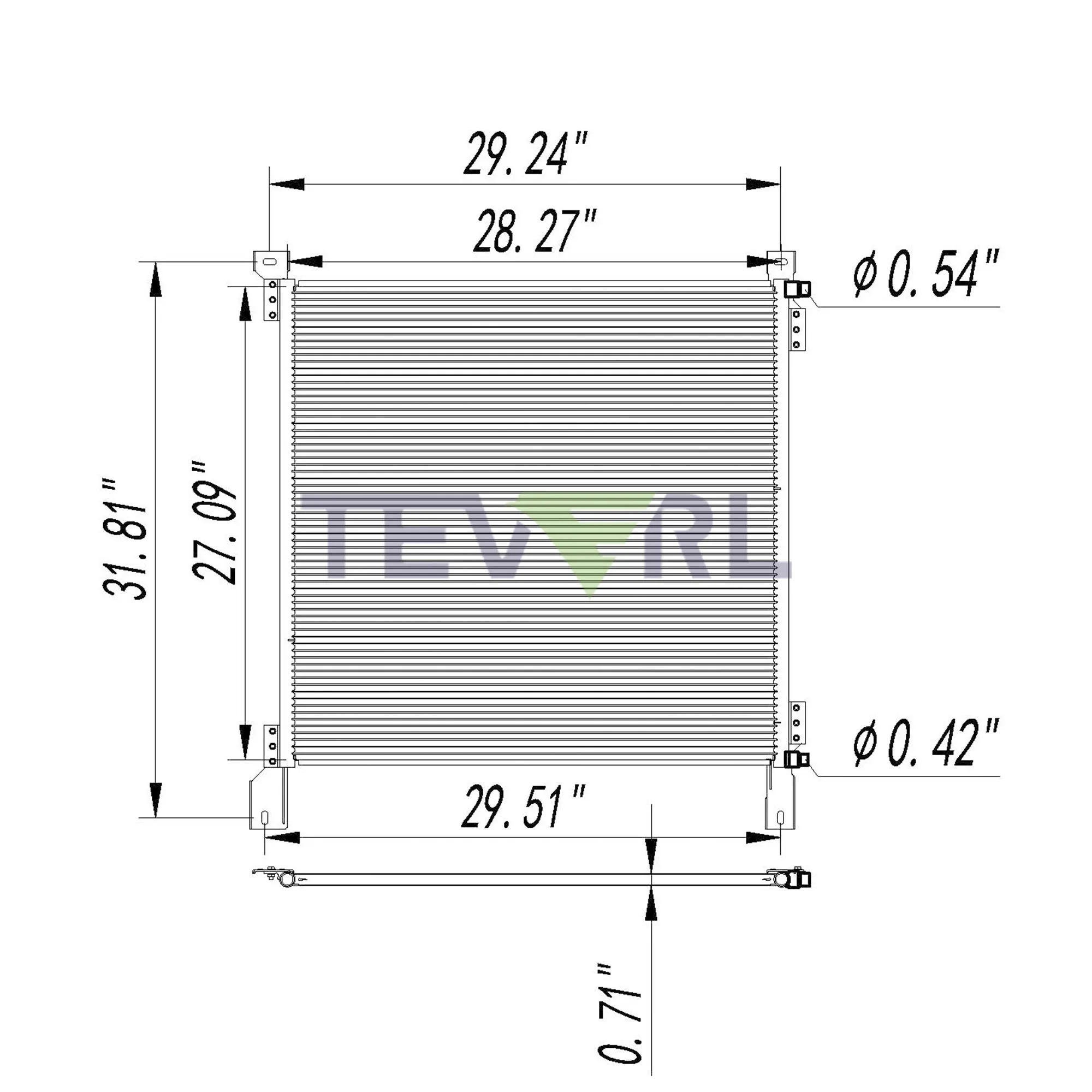 10303002 PETERBILT CONDENSER