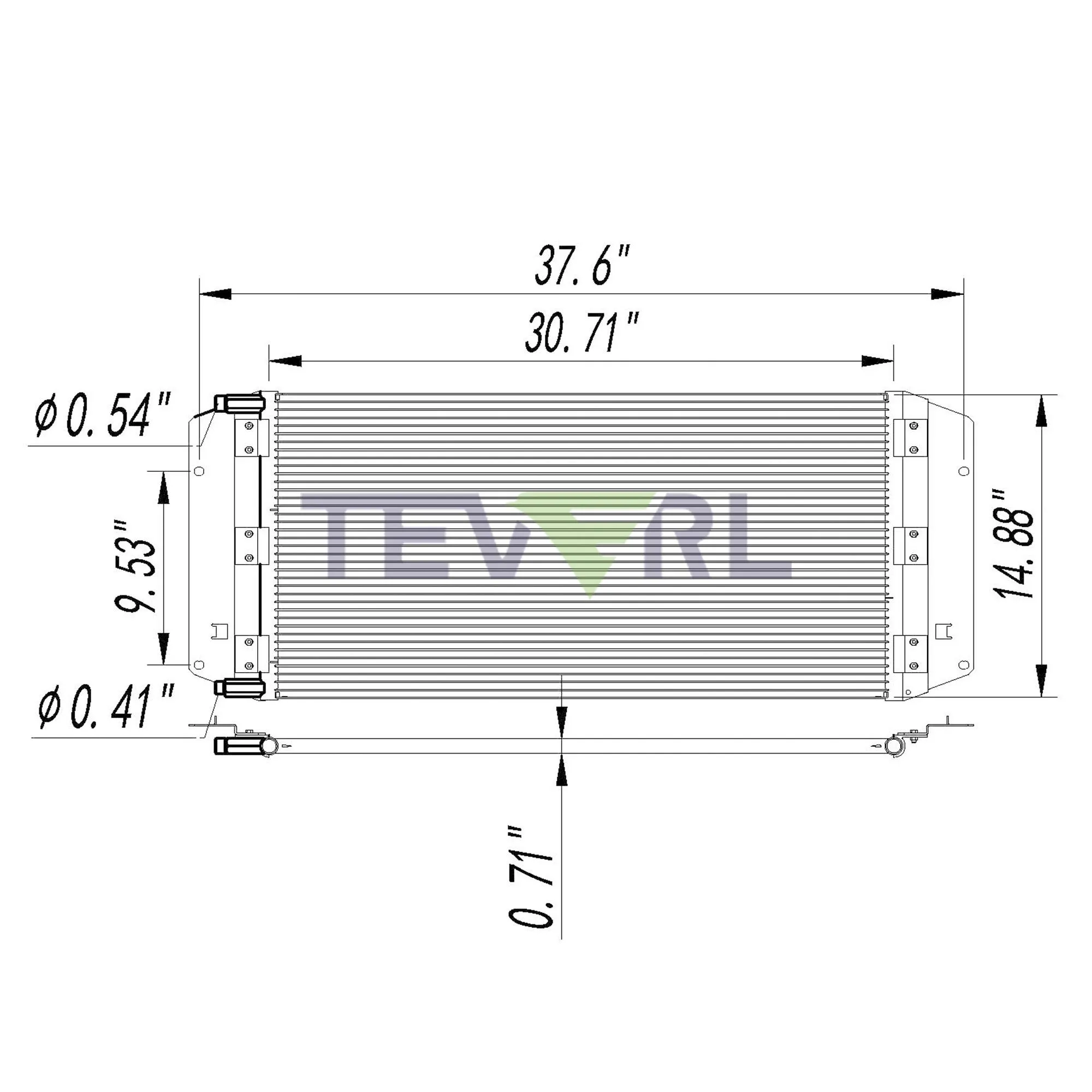10303008 PETERBILT CONDENSER