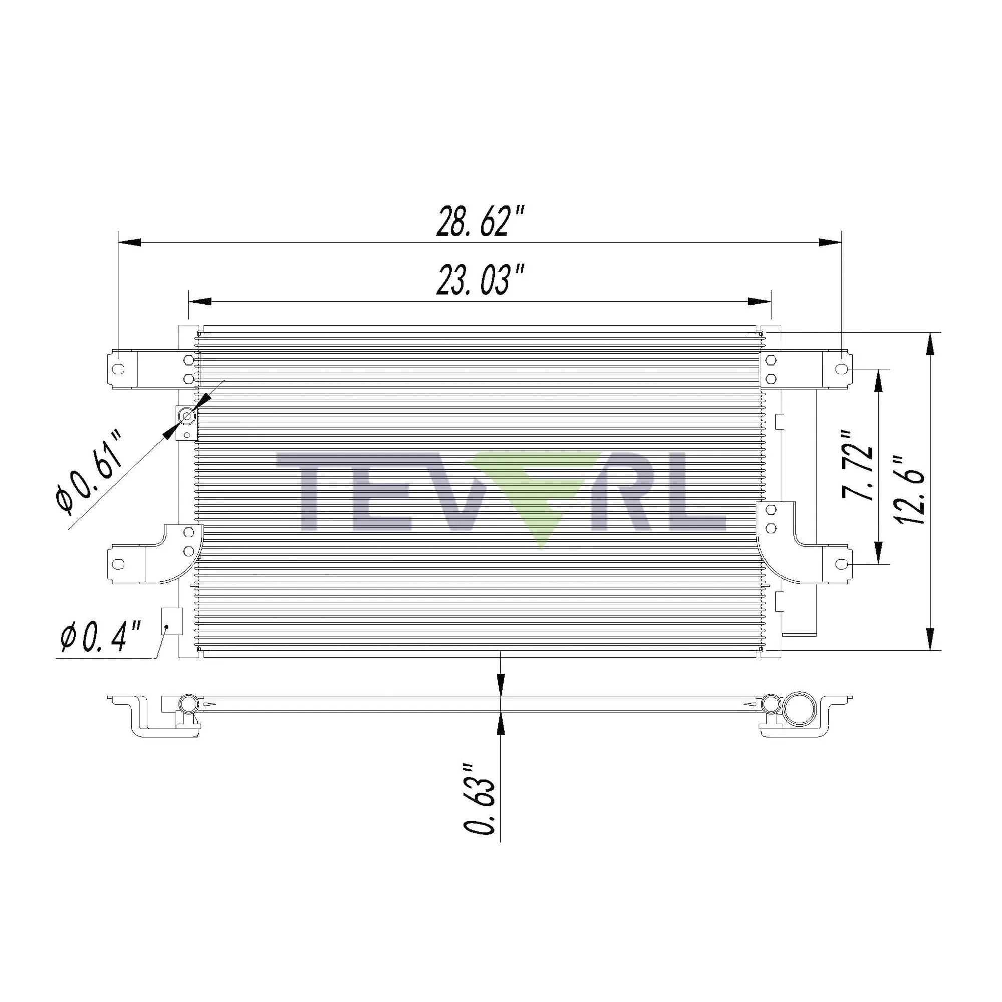 11403002 HINO CONDENSER