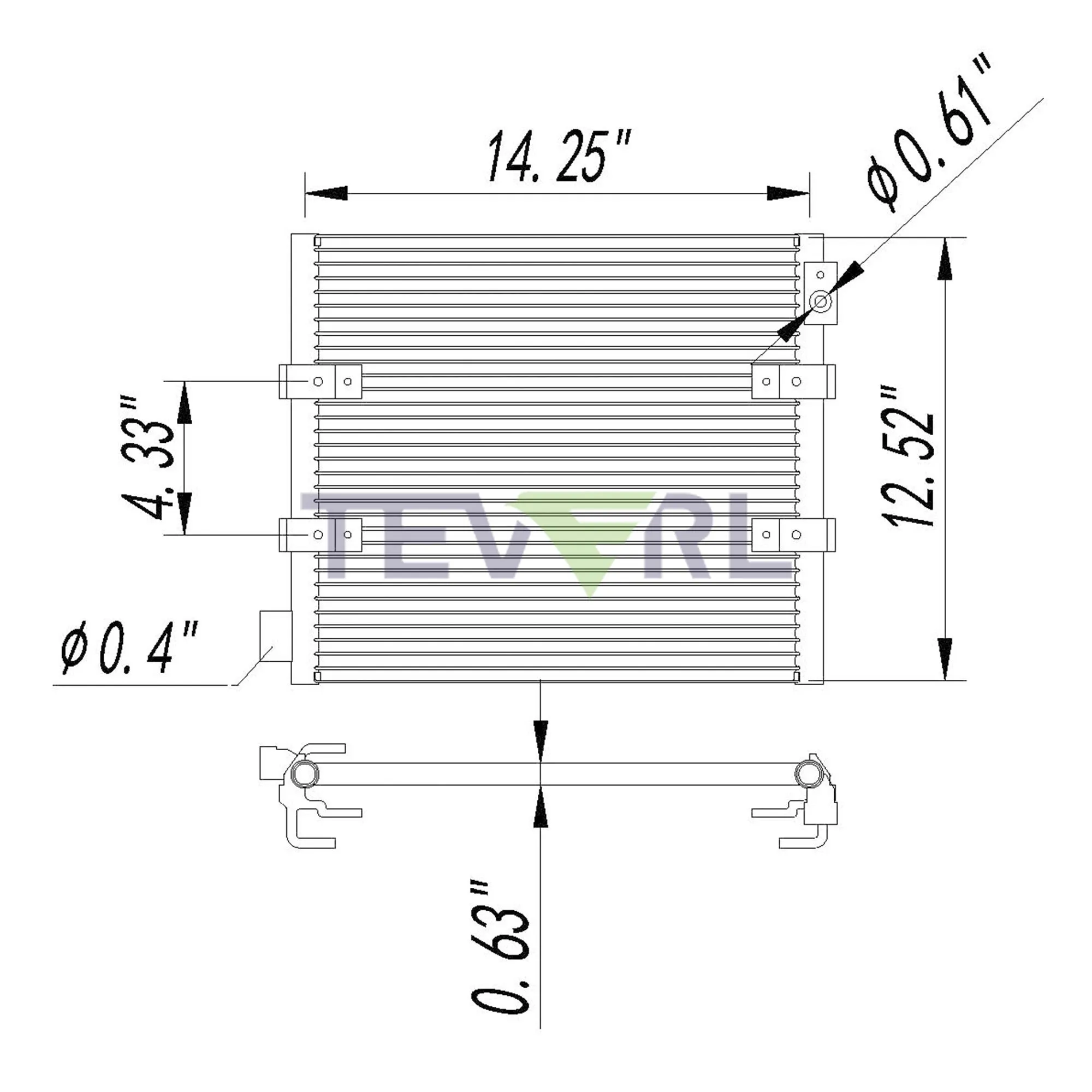 11503001 MITSUBISHI CONDENSER