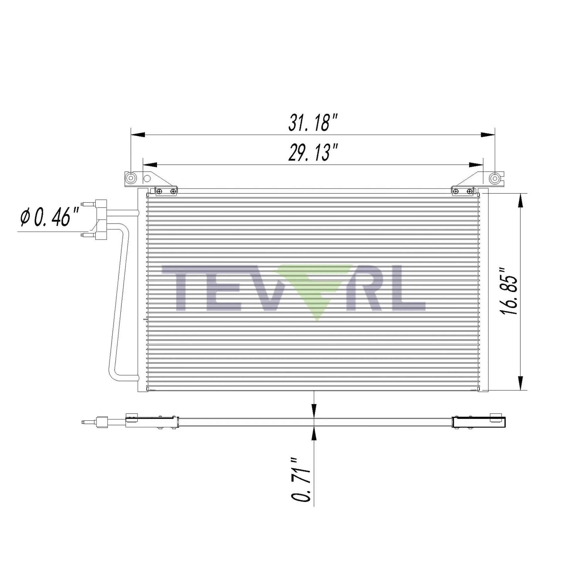 11703001 CHEVROLET CONDENSER