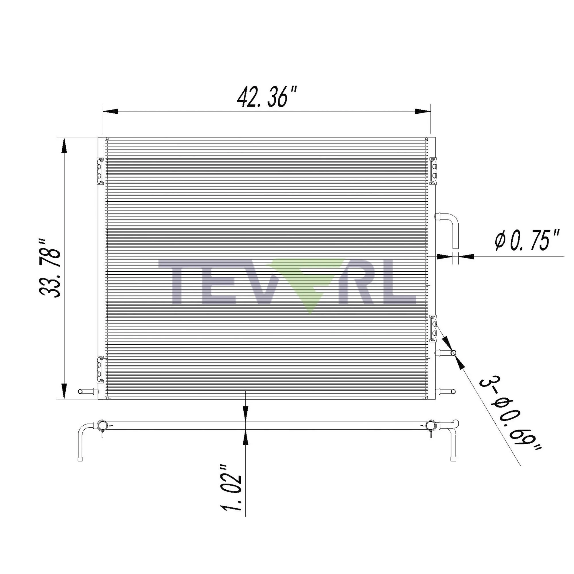 30125001 REFRIGERATOR CONDENSER