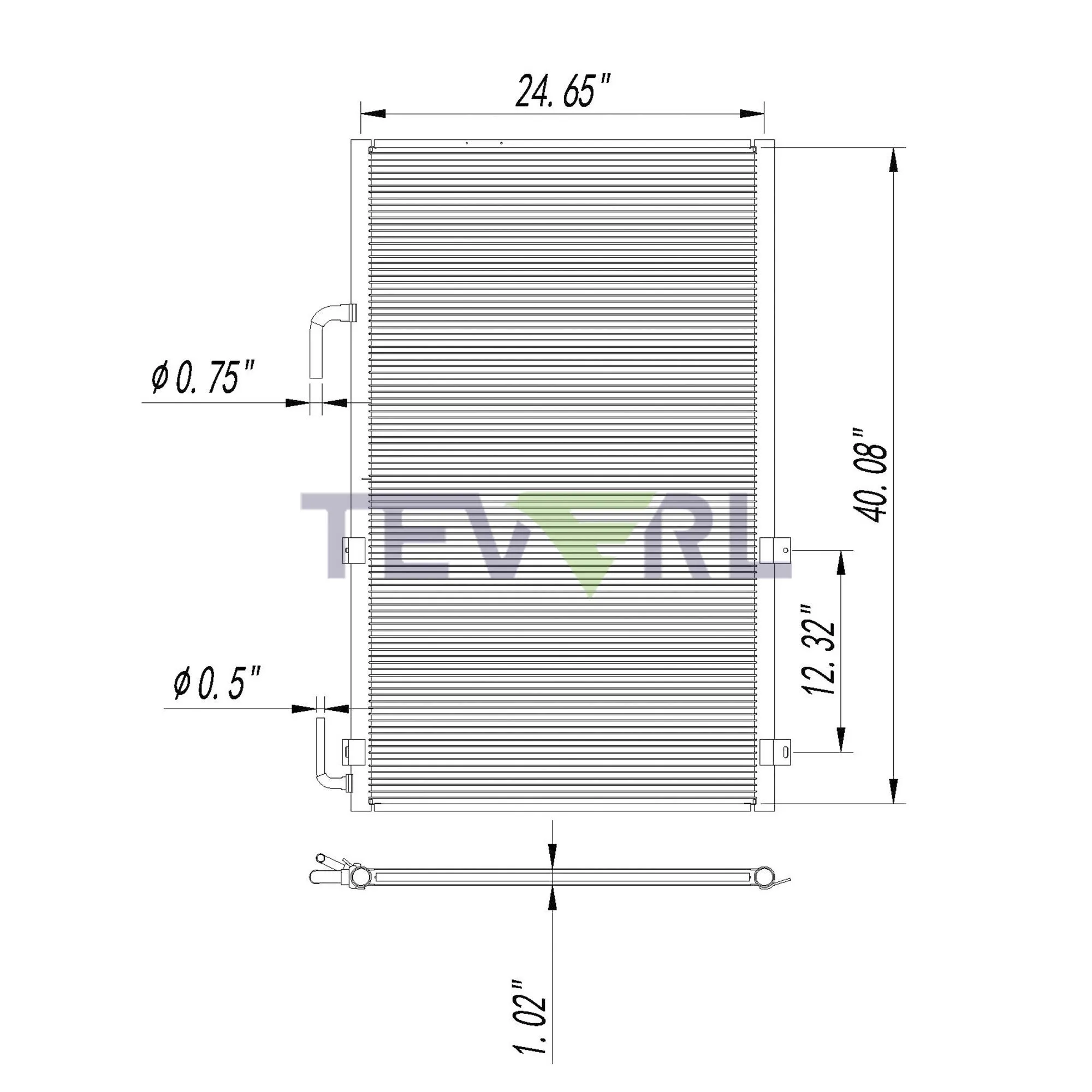 30125003 REFRIGERATOR CONDENSER