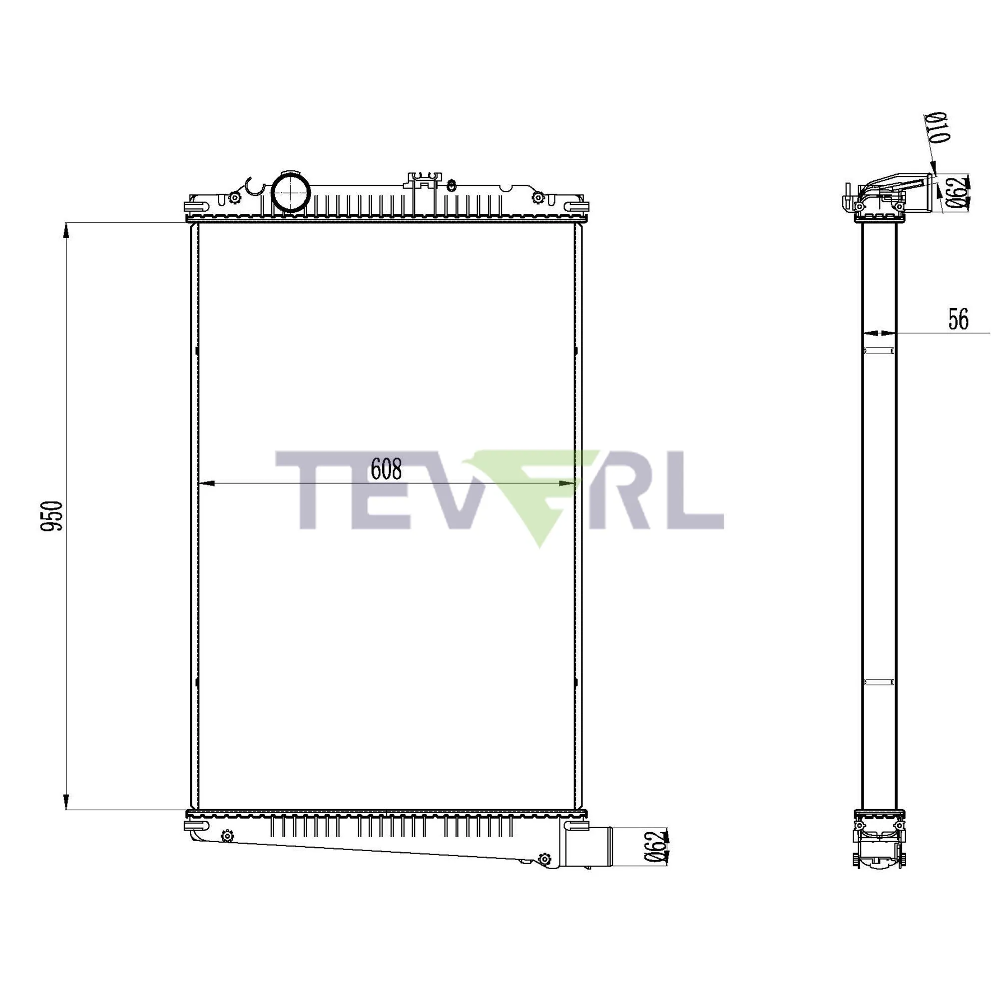 11301015 Daf Radiator