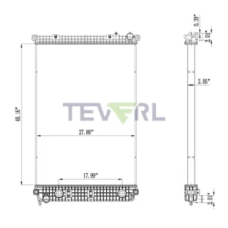 10101068 FREIGHTLINER RADIATOR