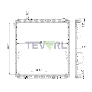 10101093 FREIGHTLINER RADIATOR