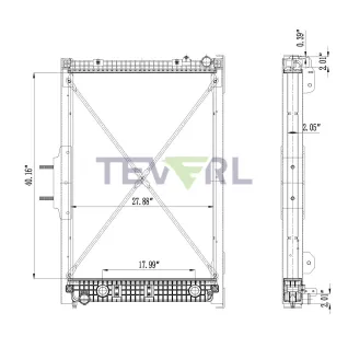 10101095 FREIGHTLINER RADIATOR