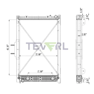 10101095 FREIGHTLINER RADIATOR