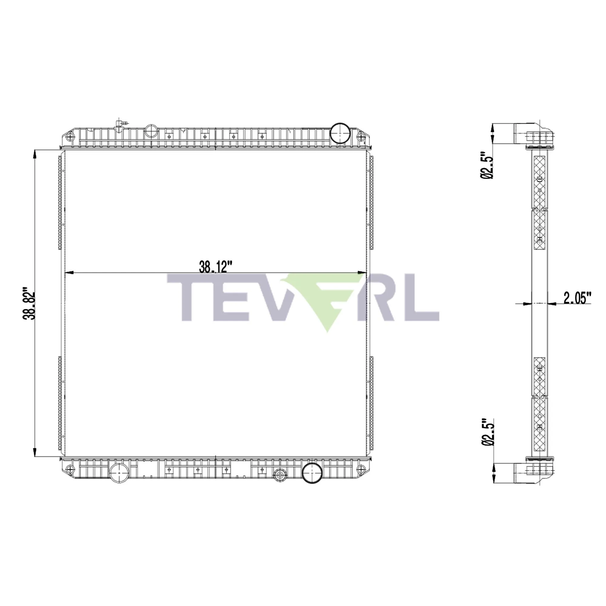10101014 Freightliner Radiator