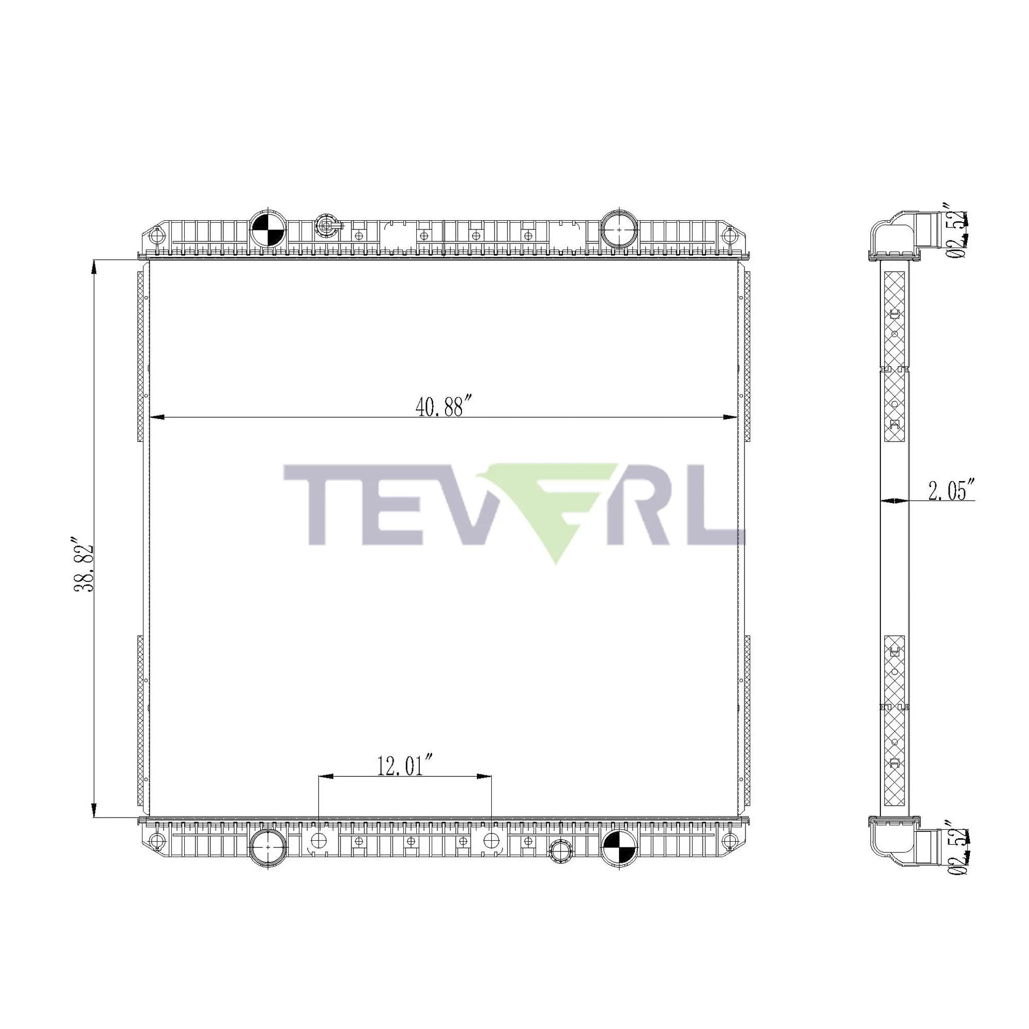 10101083 Western Star Radiator