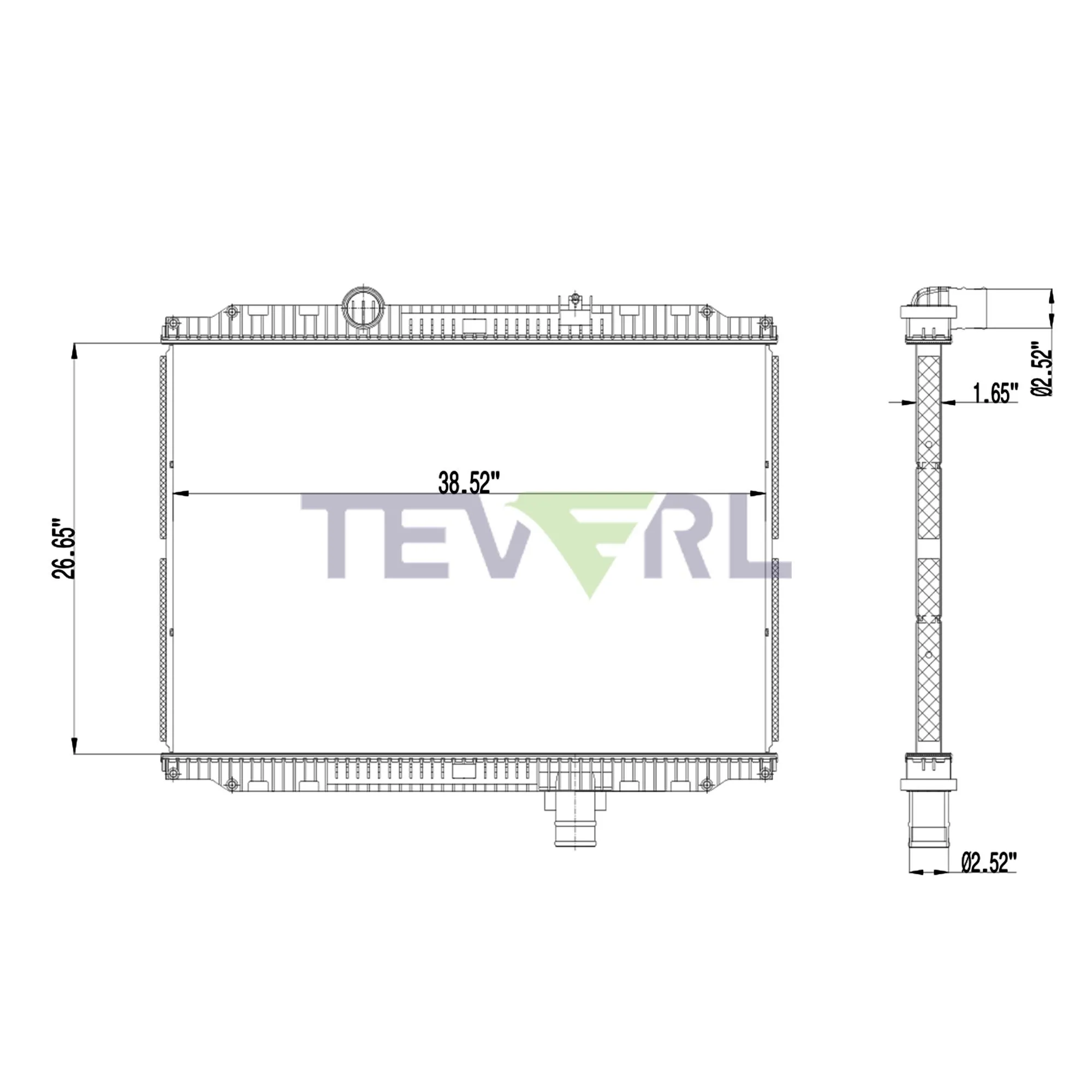 10201003 Kenworth Peterbilt Radiator