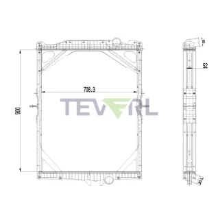 10401010 Volvo B12 Radiator 1665249
