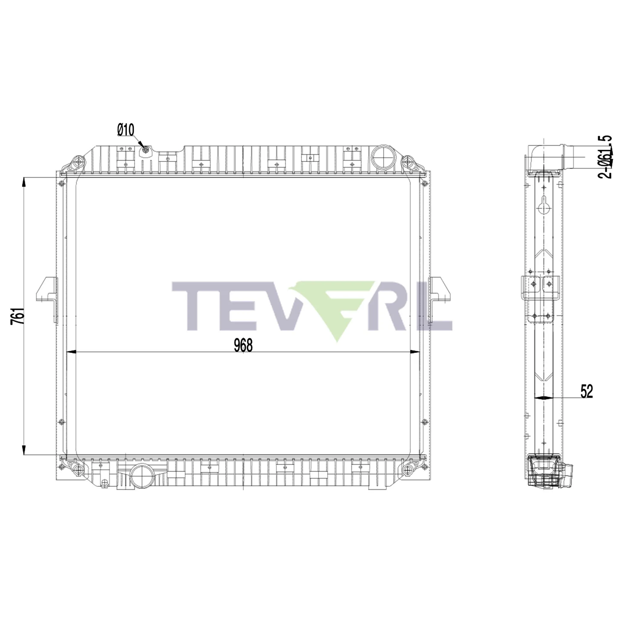 10701058 Mercedes Benz Radiator