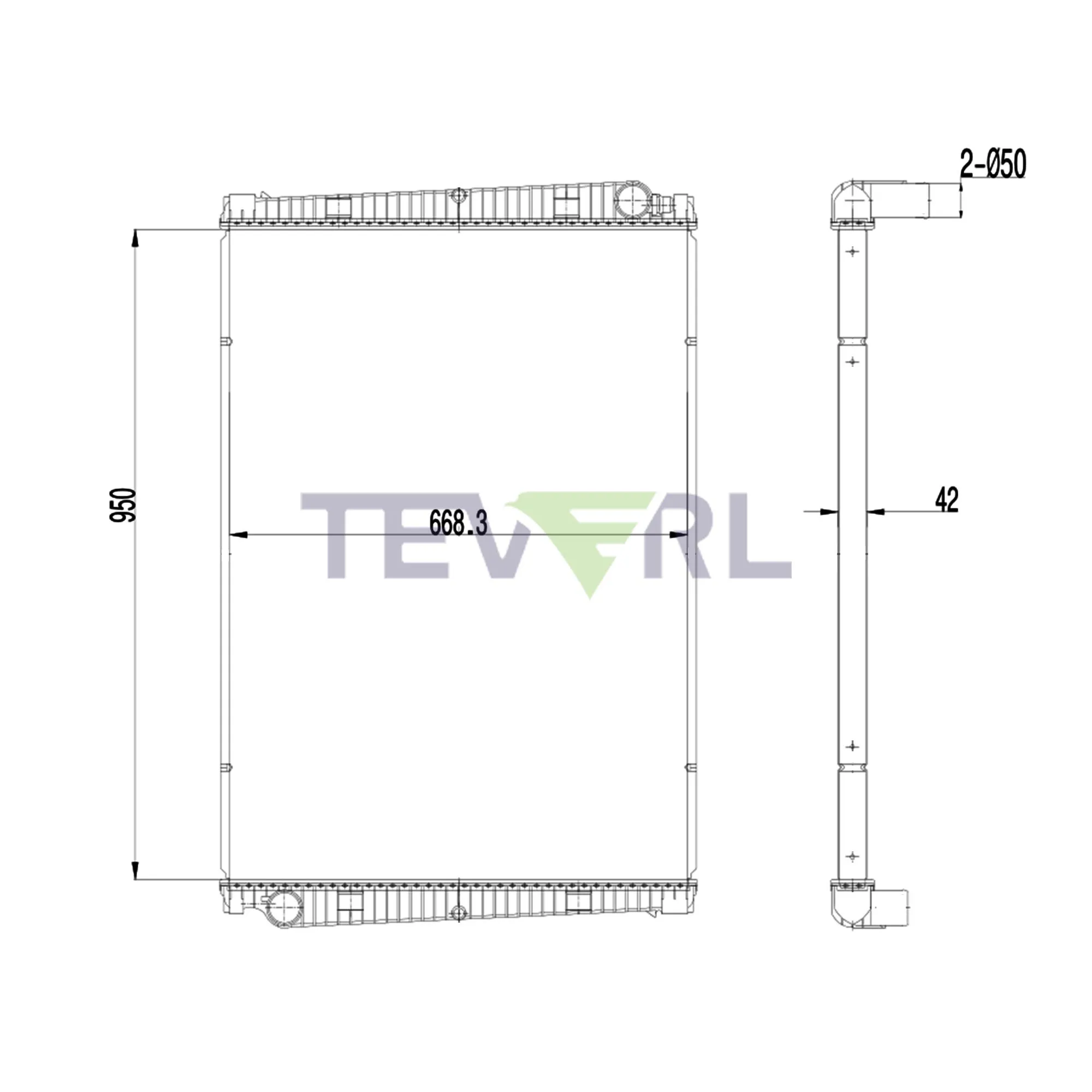 10901005 MAN RADIATOR