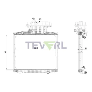 10901007 MAN Radiator