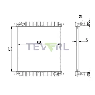 11201016 Iveco Radiator