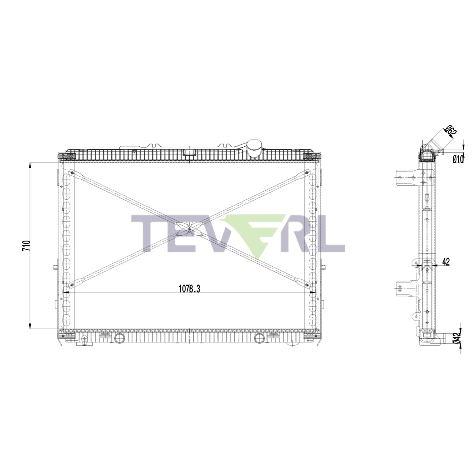 11301028 DAF RADIATOR
