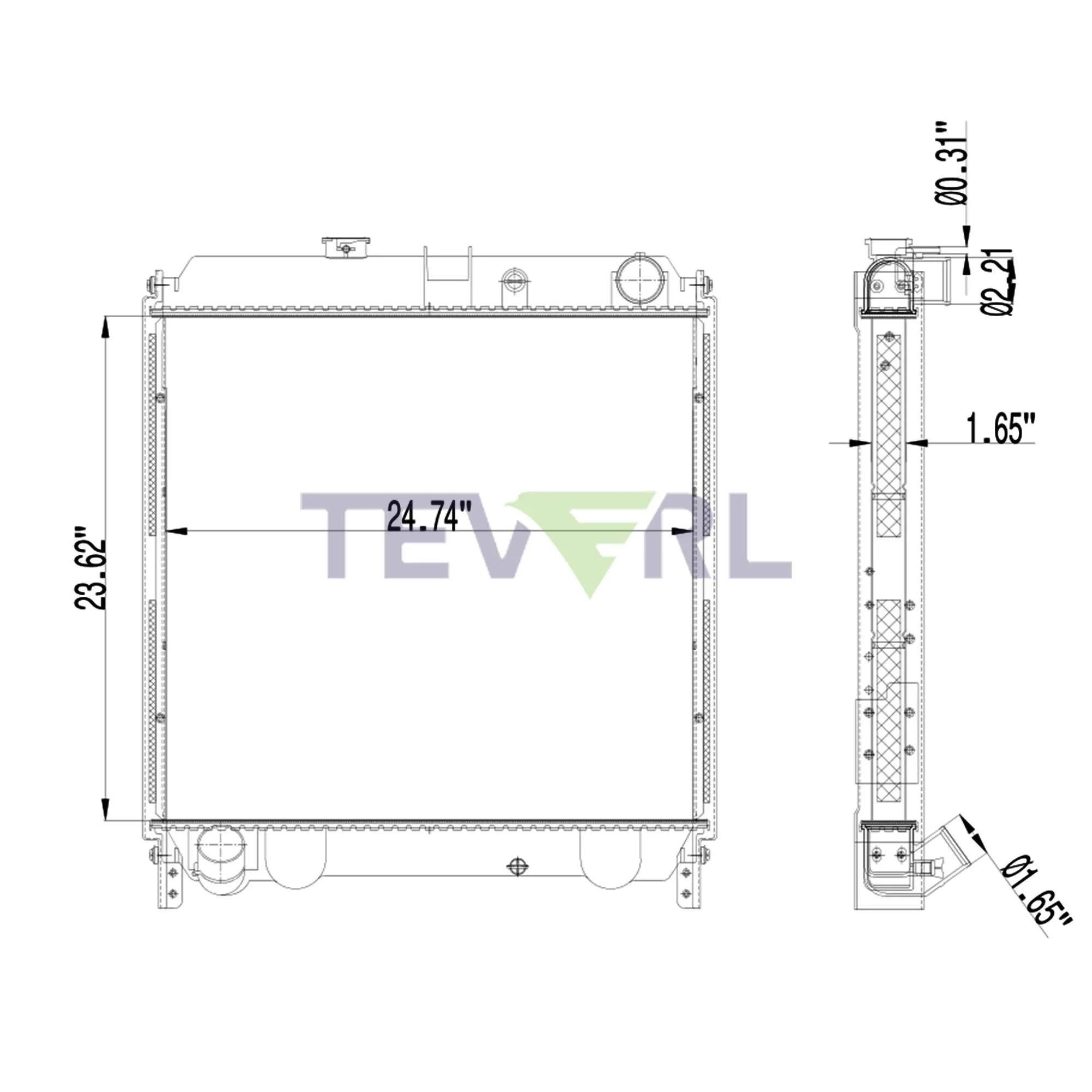 11401002 Hino Radiator