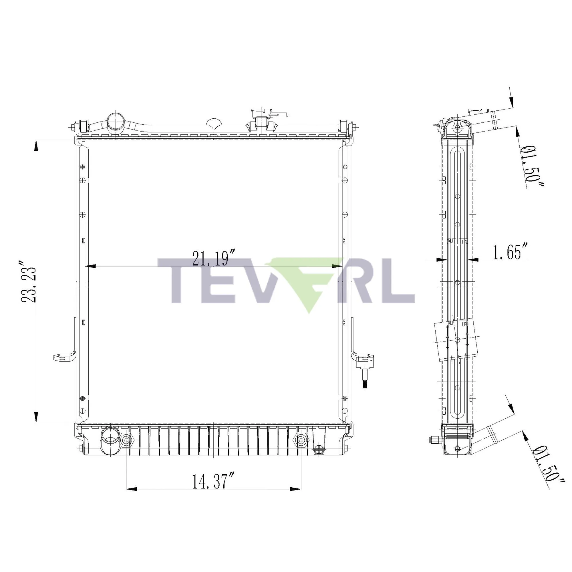 11601001 ISUZU RADIATOR