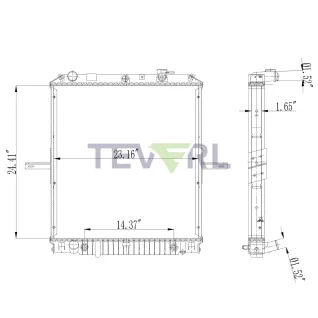11601002 ISUZU RADIATOR