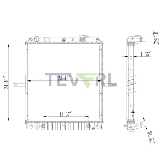 11601002 ISUZU RADIATOR
