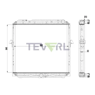 10701080 Mercedes Benz Radiator