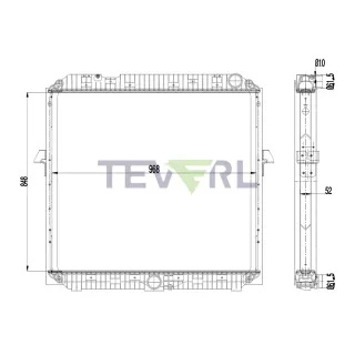 10701080 Mercedes Benz Radiator