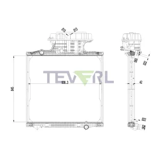 10901043 MAN RADIATOR