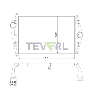 10102015 FREIGHTLINER CHARGE AIR COOLER