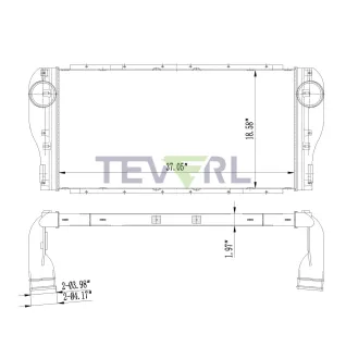 10202007 KENWORTH/ PETERBILT CHARGE AIR COOLER