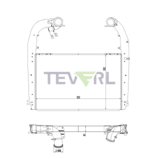 10802012 Scania Charge Air Cooler
