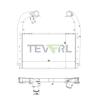 10802012 Scania Charge Air Cooler