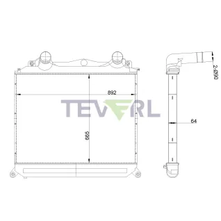 10902005 Man Charge Air Cooler