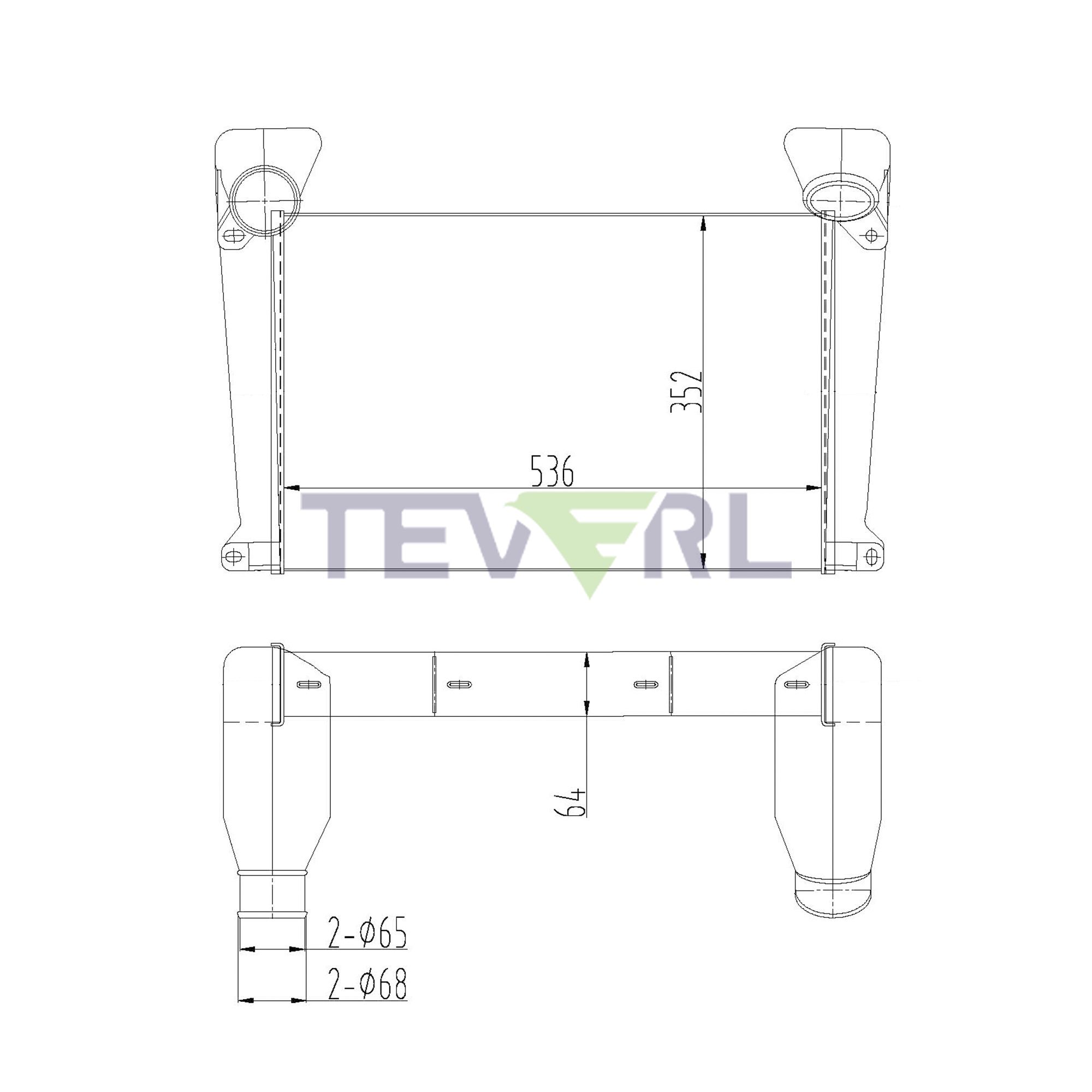 10902011 Man Charge Air Cooler