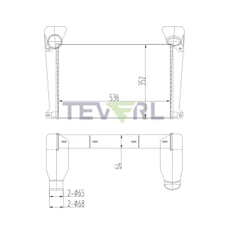 10902011 Man Charge Air Cooler