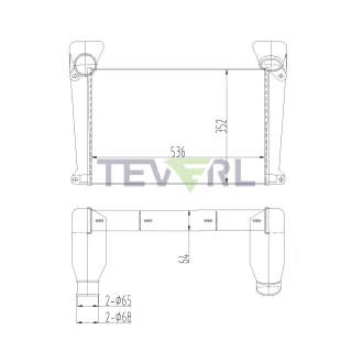 10902011 Man Charge Air Cooler