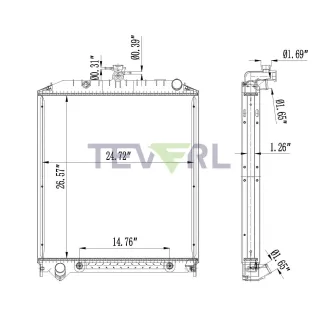 11401007 HINO RADIATOR